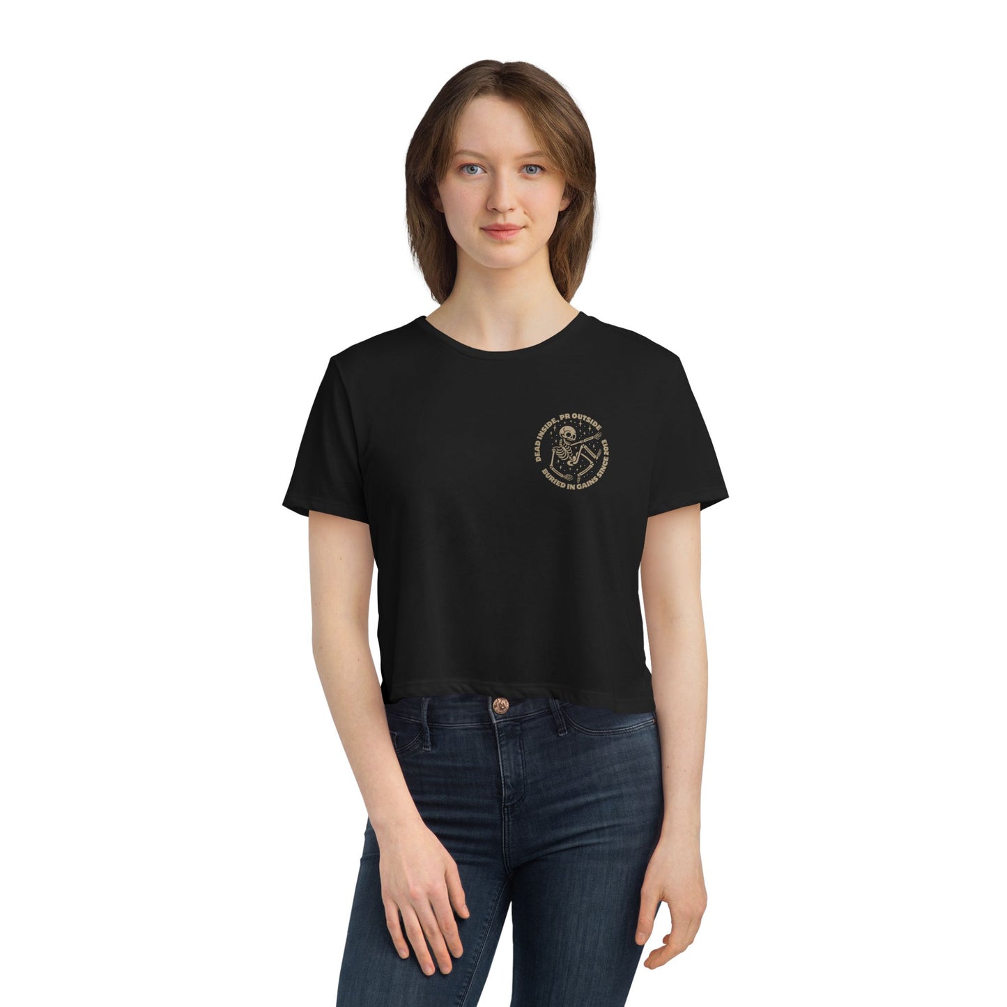 Dead Inside Crop Tee