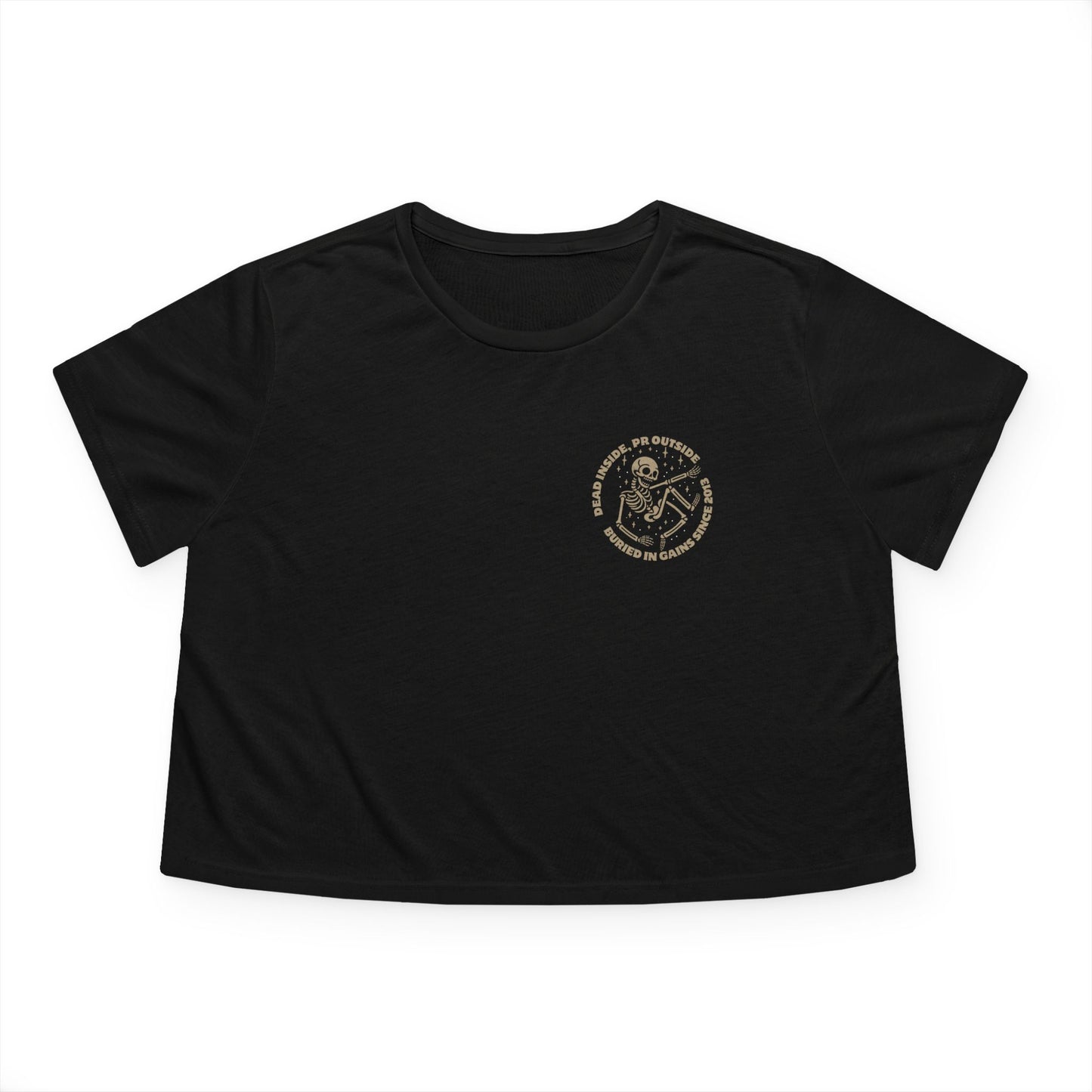 Dead Inside Crop Tee