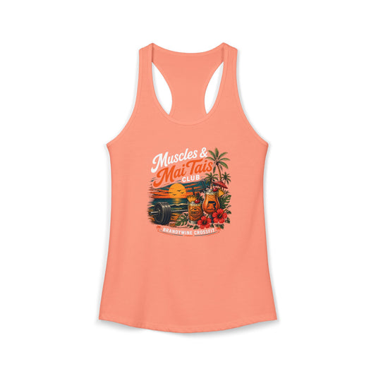 Muscles and Mai Tais Womens Tank