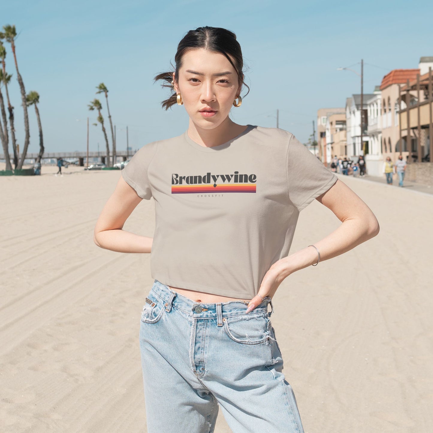 Sunset Vibes Crop Tee