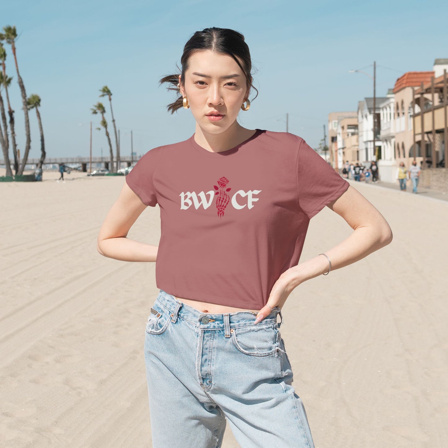 Eternal Rose Crop Tee